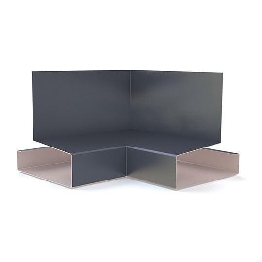 Overhang Flashing Inside Corner