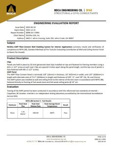 NFPA 286 – AWP preview