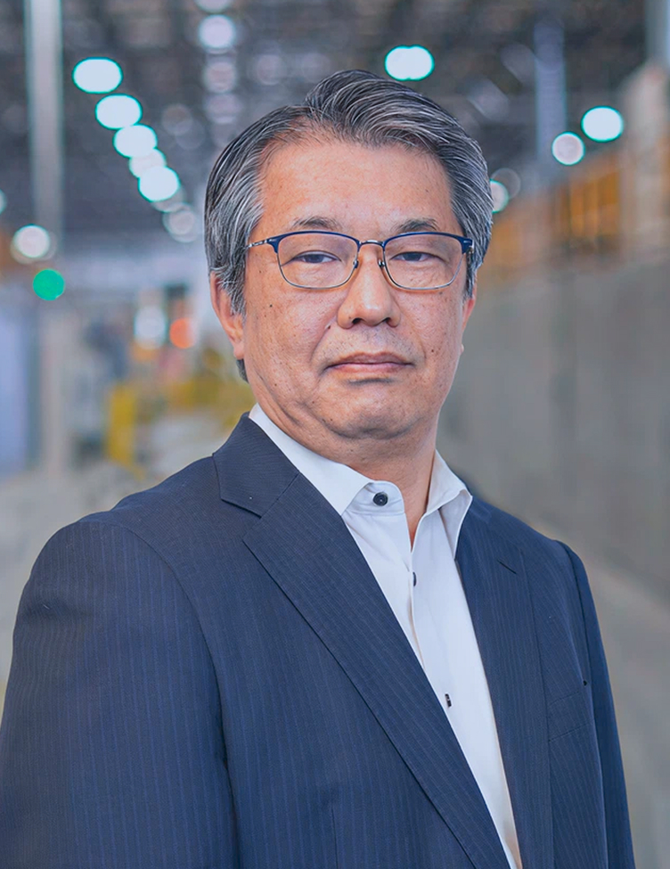 Portrait of Takayuki Okada, President and CEO of Nichiha