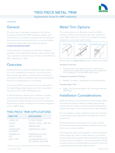 2-Piece Metal Trim Install Guide preview