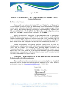 Build America, Buy America Act (BABAA) Certificate preview