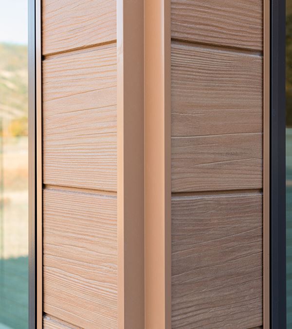 open outside corner color matched