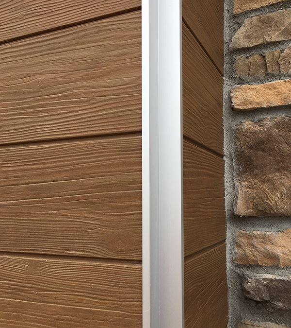 open outside corner anodized