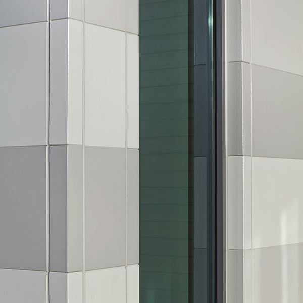 Nichiha Illumination corner on building