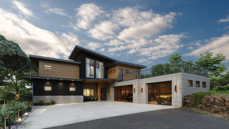 Modern Home Exterior Trends Using Wall Paneling