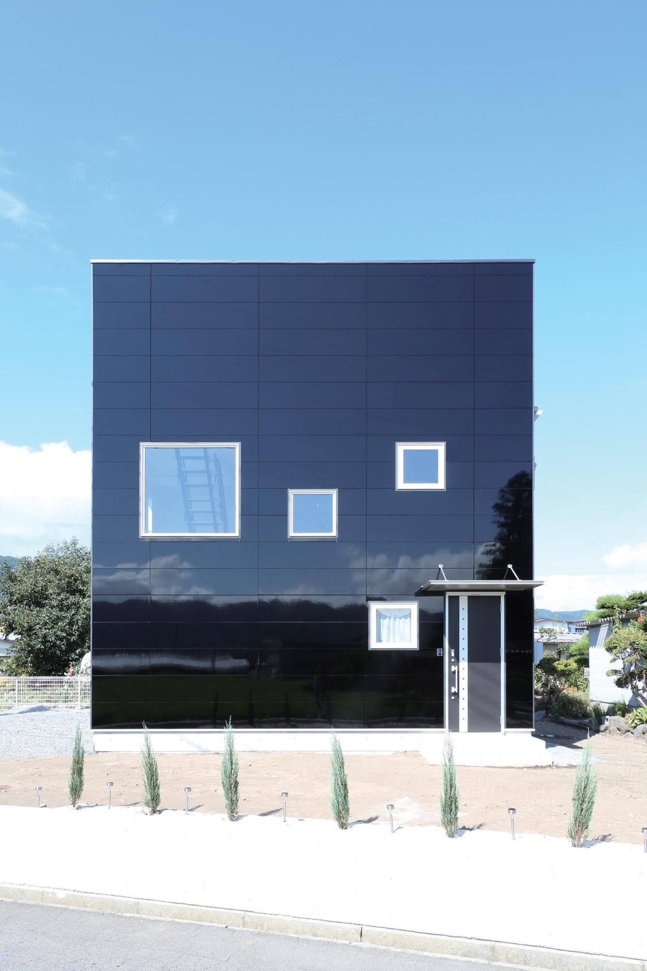All-black exterior homes
