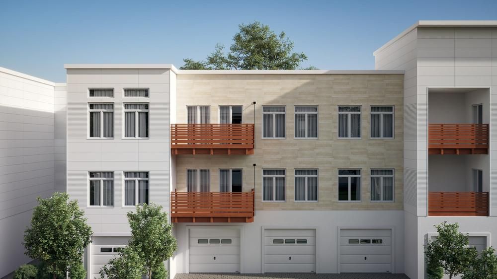 Nichiha’s Natura Wood Series panels and Illumination panels on a multifamily project.
