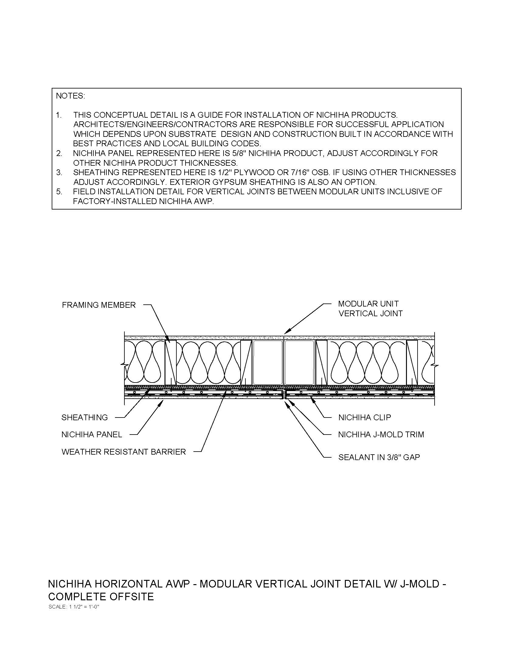 Architectural Wall Panel – Prefab/Offsite – Horizontal AWP – Vertical Joint