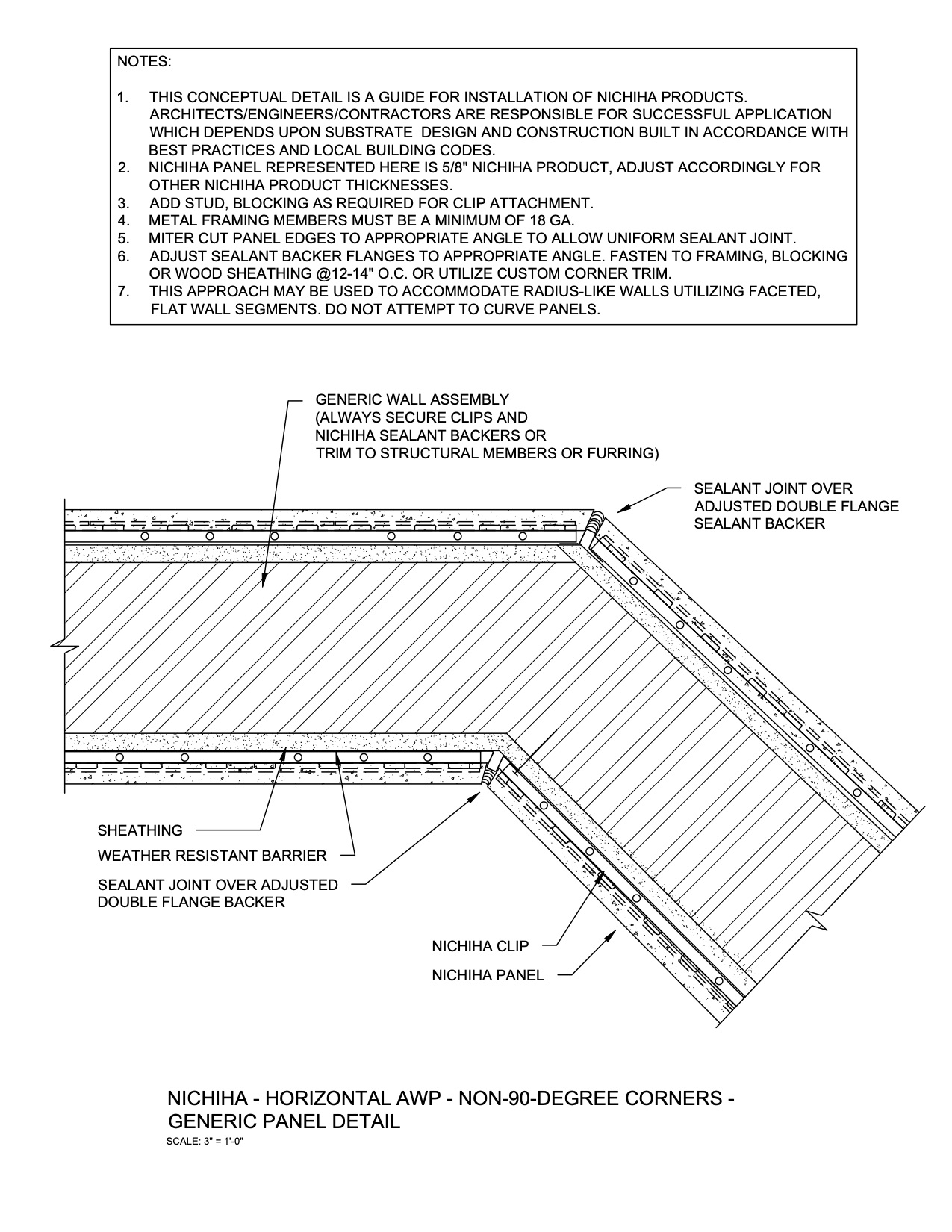 Architectural Wall Panel –  Non-90-Degree Corners