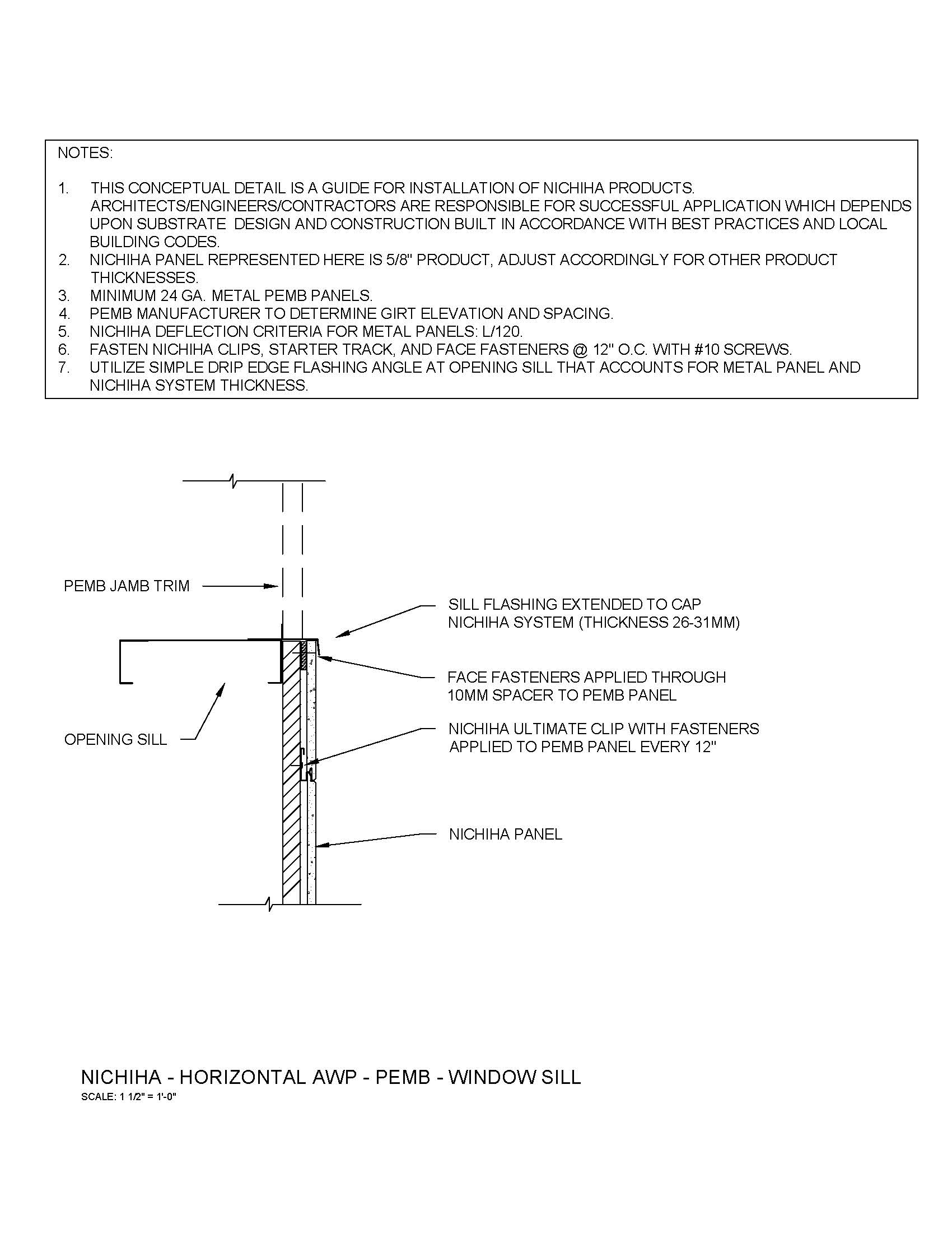 Architectural Wall Panel – PEMB – Window Sill