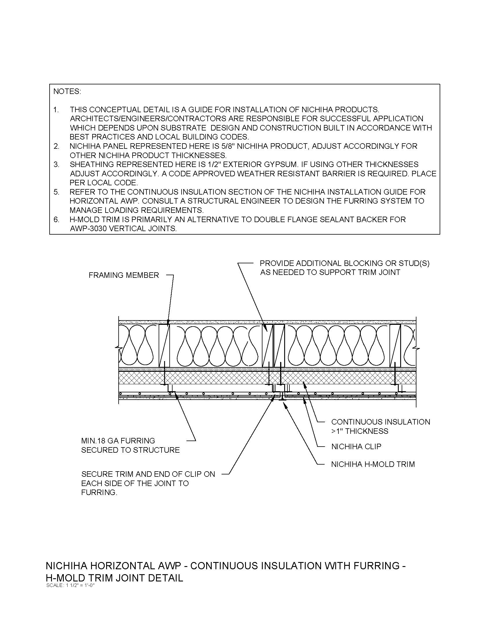 Architectural Wall Panel – H-Mold Joint – C.I.
