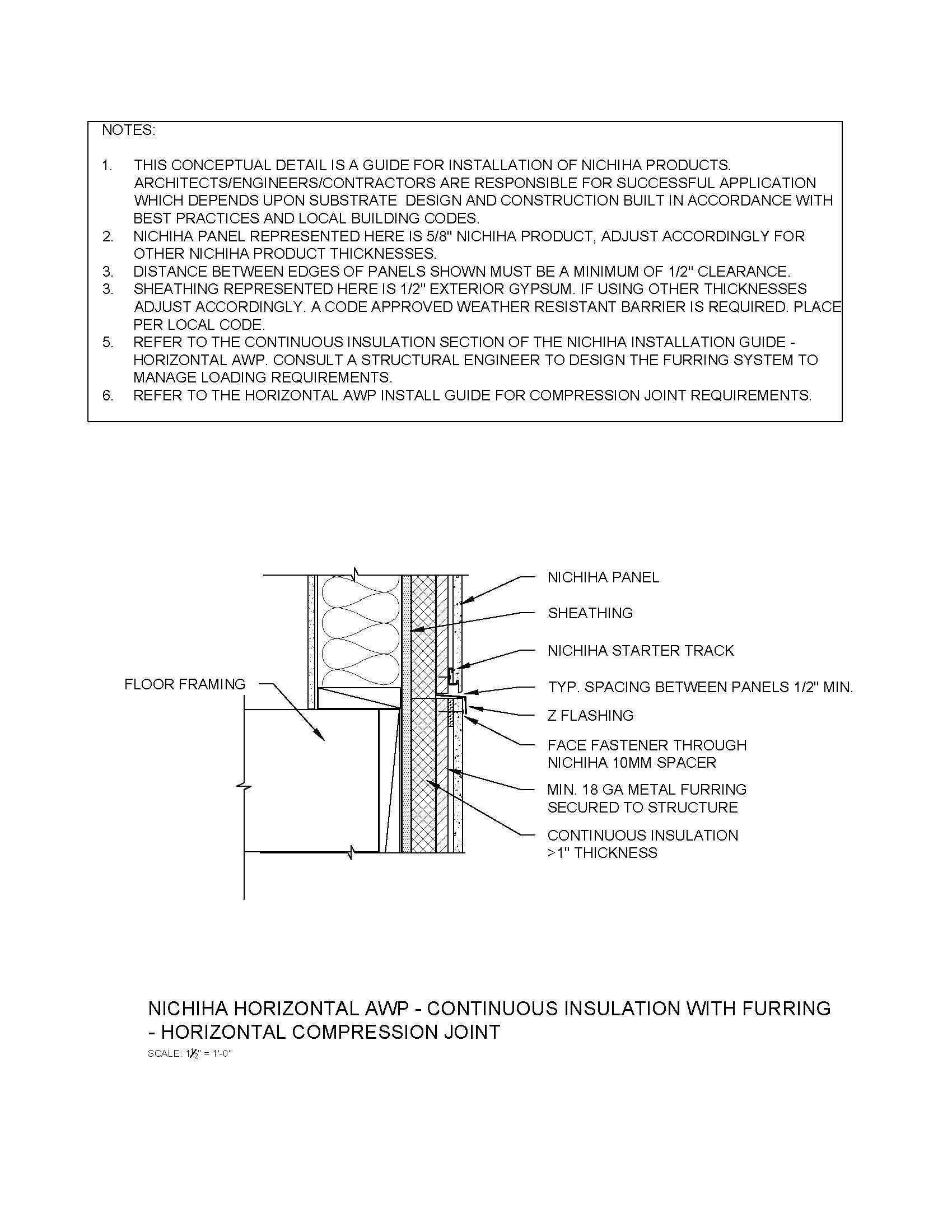Architectural Wall Panel  – Compression Joint – C.I.