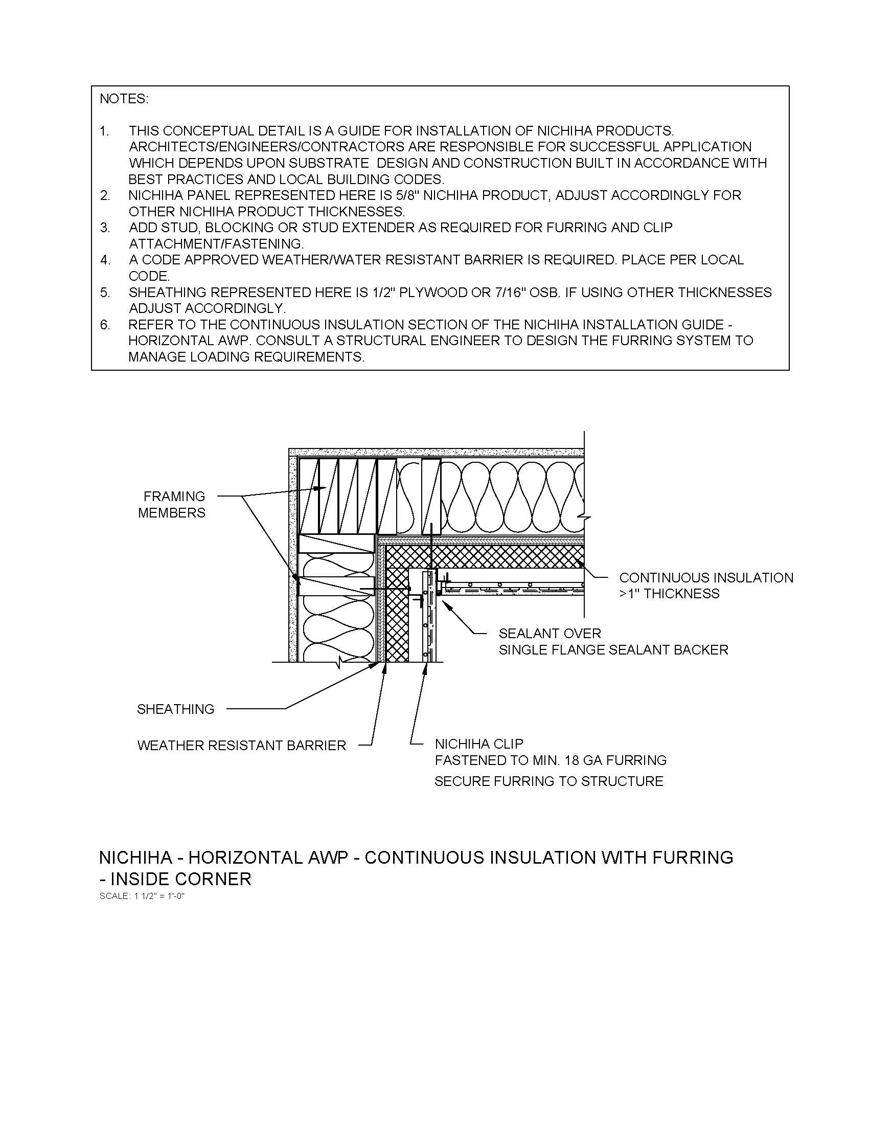 Architectural Wall Panel – Inside Corner – C.I.