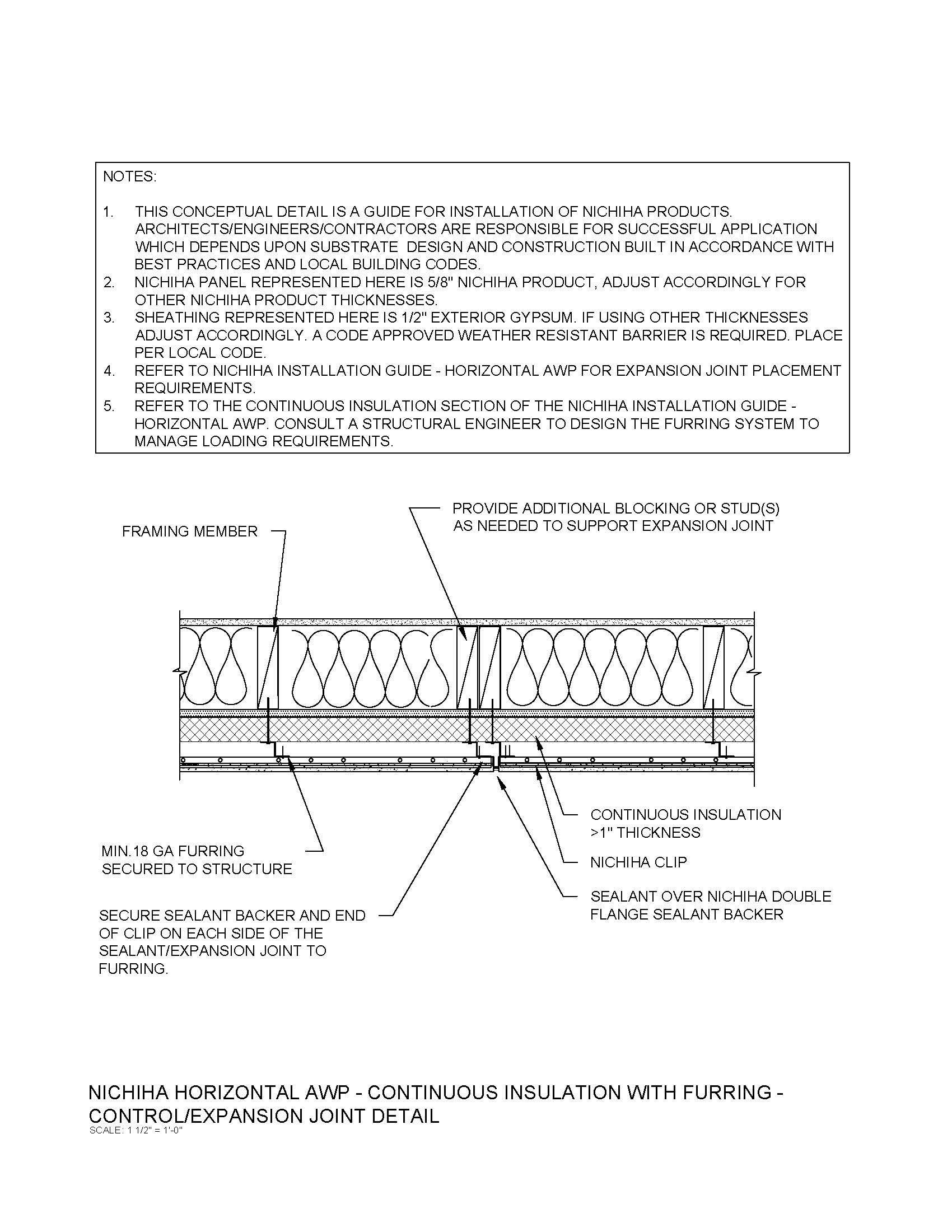 Architectural Wall Panel – Expansion Joint – C.I.