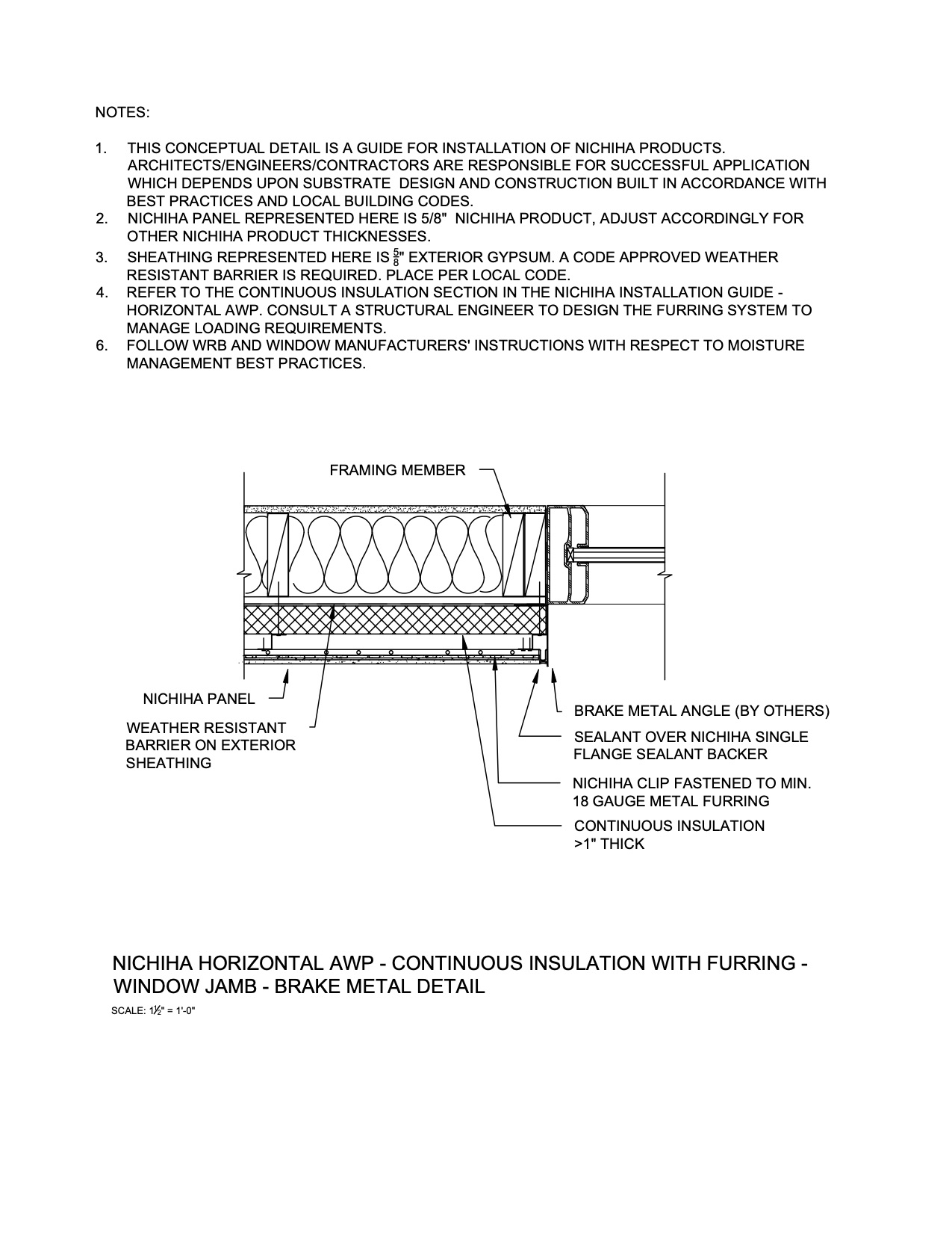 Architectural Wall Panel  – Window Jamb – Brake Metal – C.I.