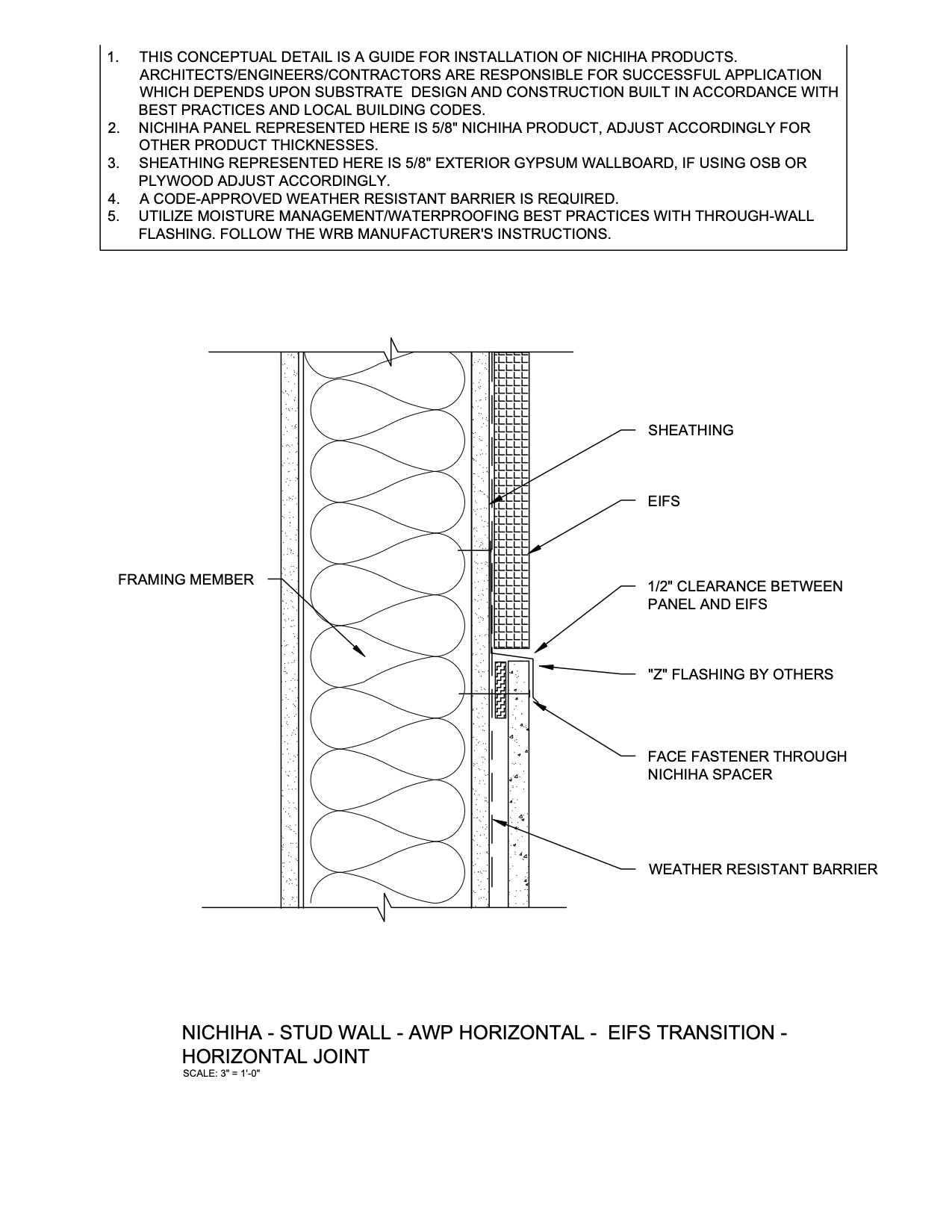 Architectural Wall Panel – Horizontal Transition – EIFS
