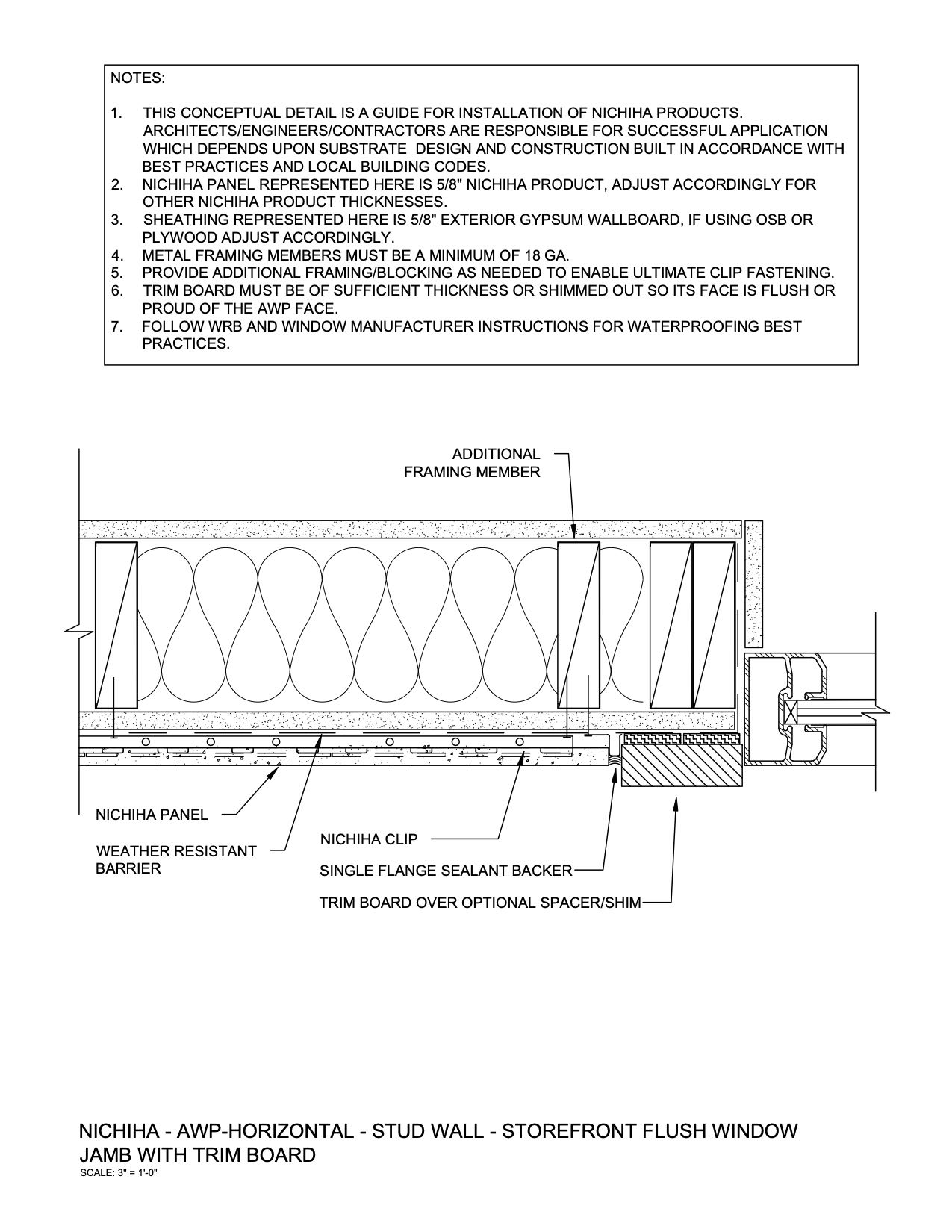 Architectural Wall Panel  –  Window Jamb – Trim Board