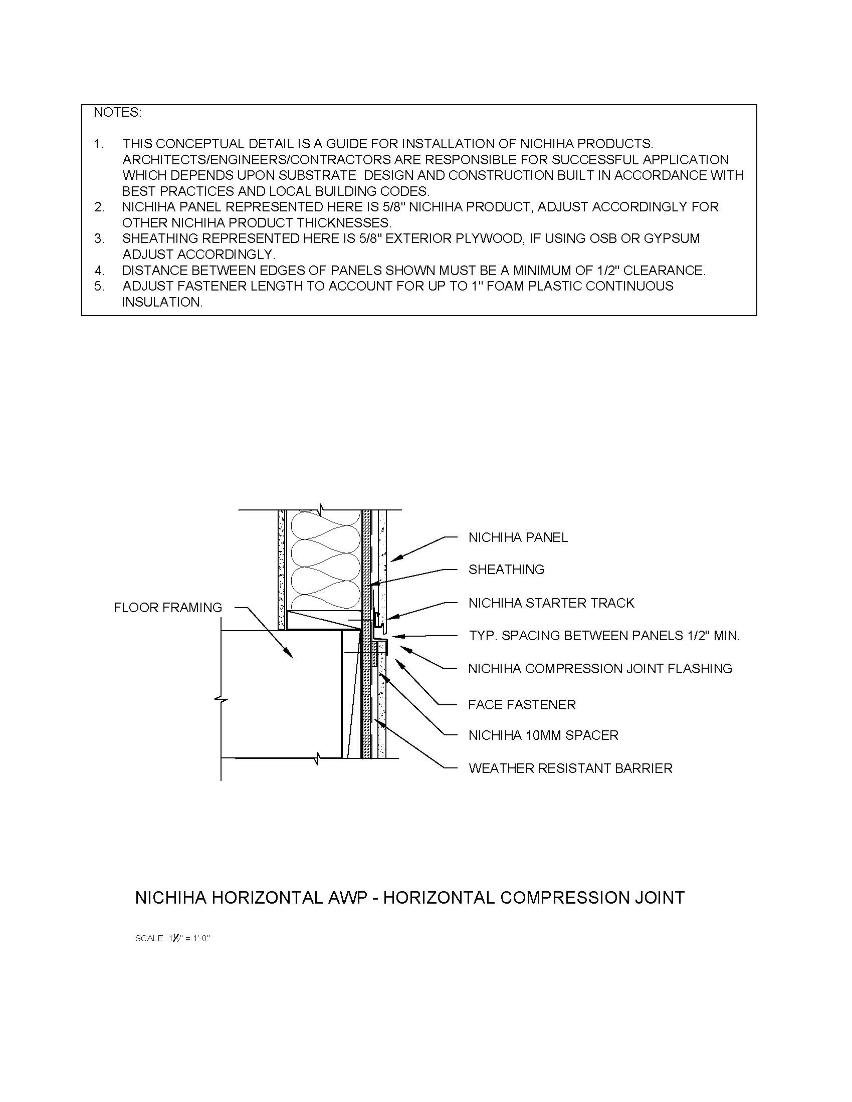 Architectural Wall Panel –  Compression Joint