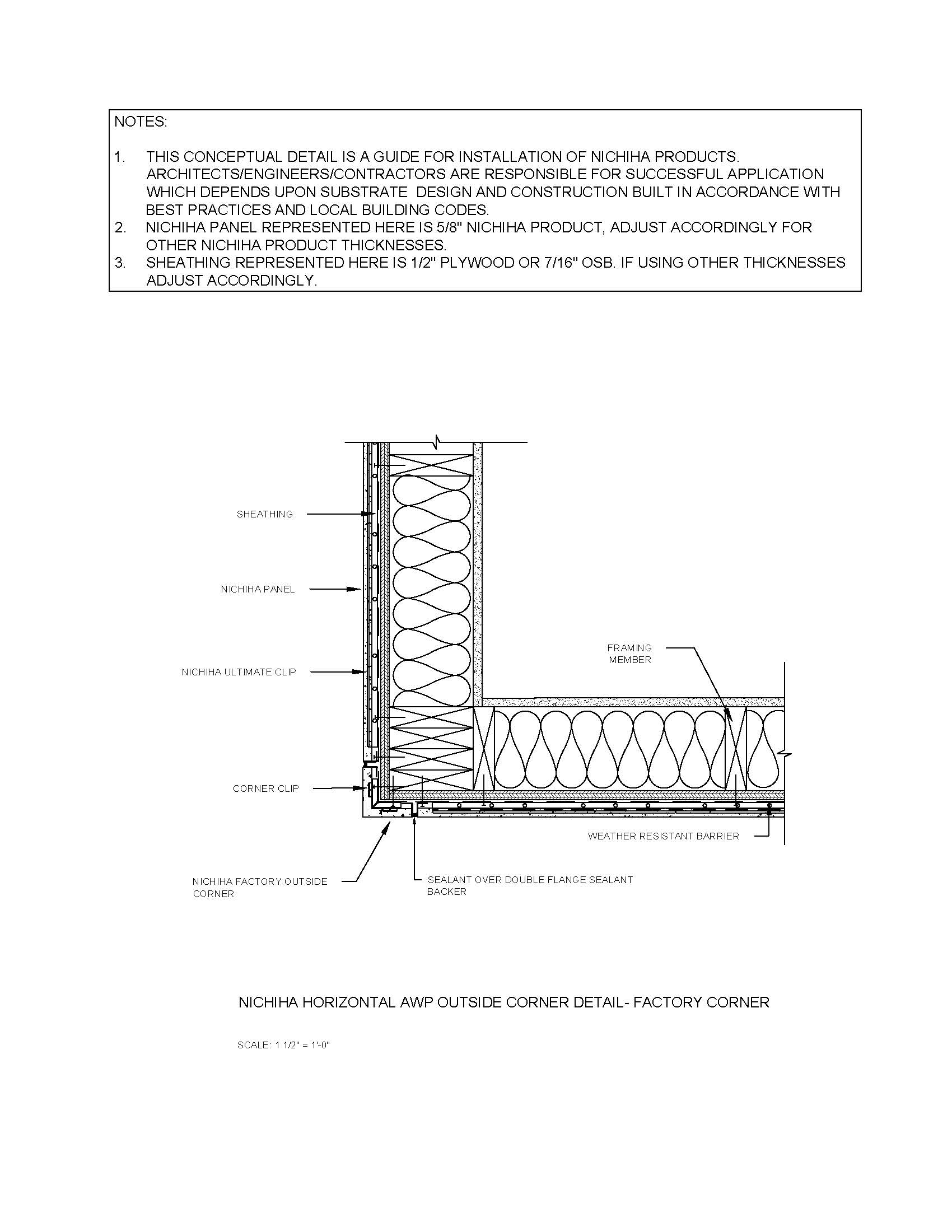 Architectural Wall Panel – Outside Corner