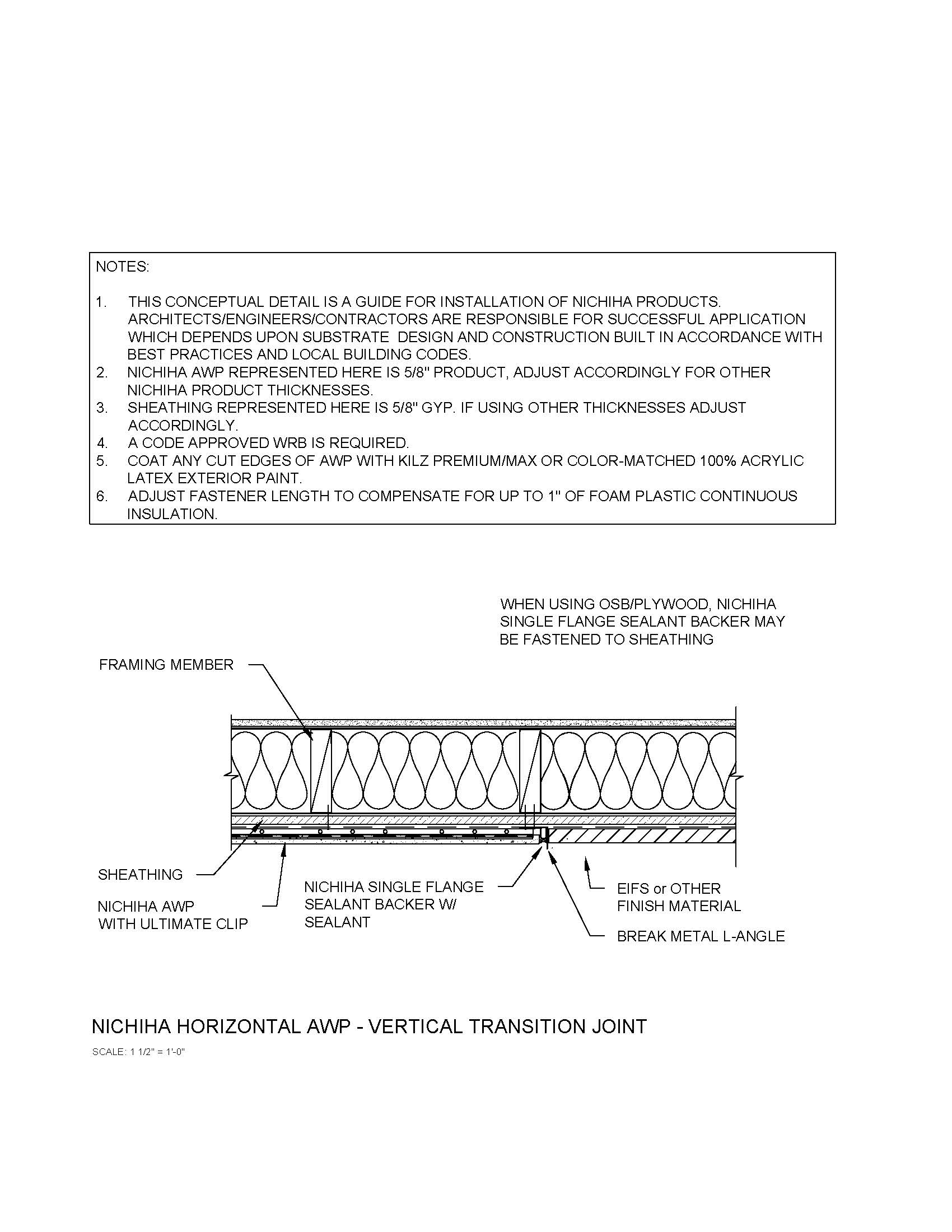 Architectural Wall Panel –  Vertical Material Transition