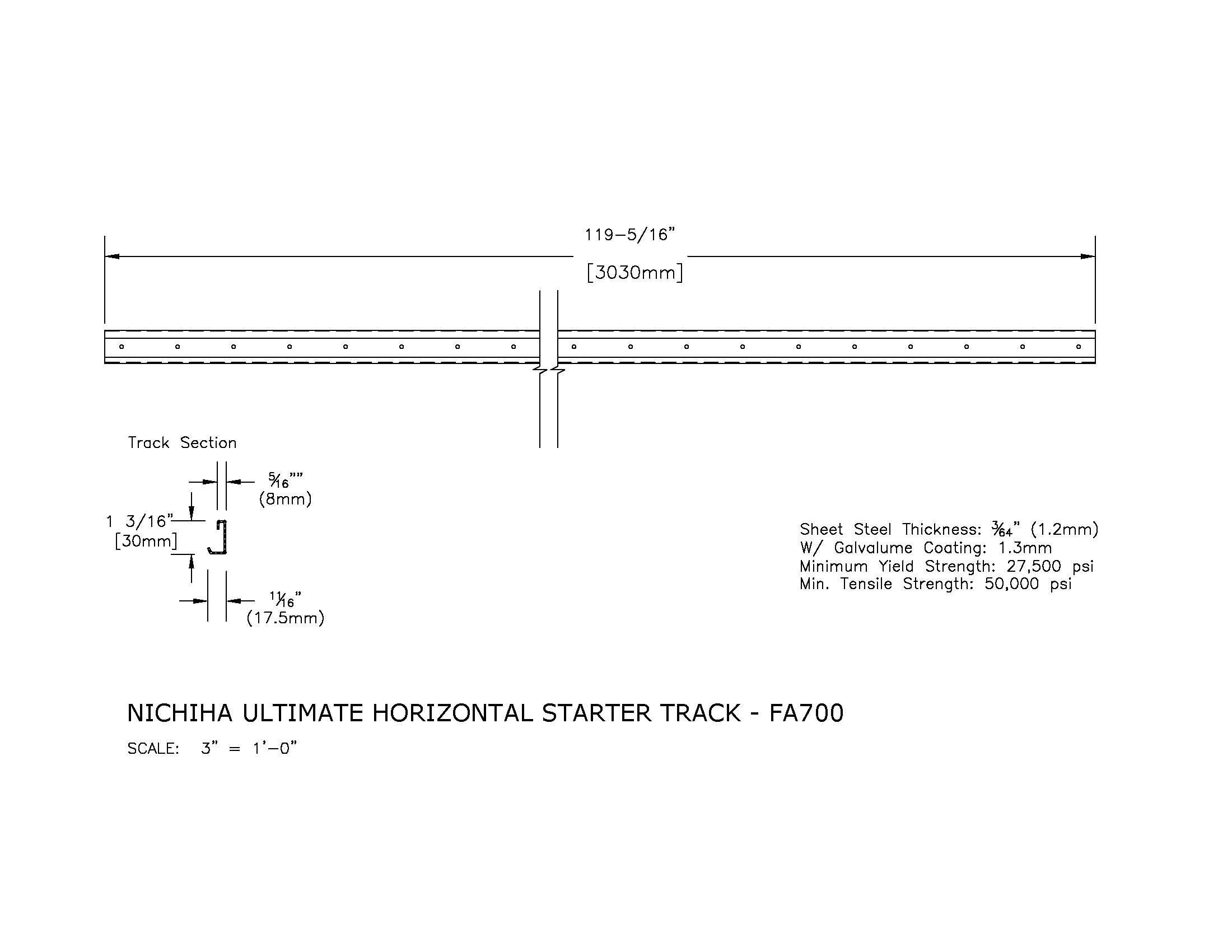 Ultimate Horizontal Starter Track – FA 700