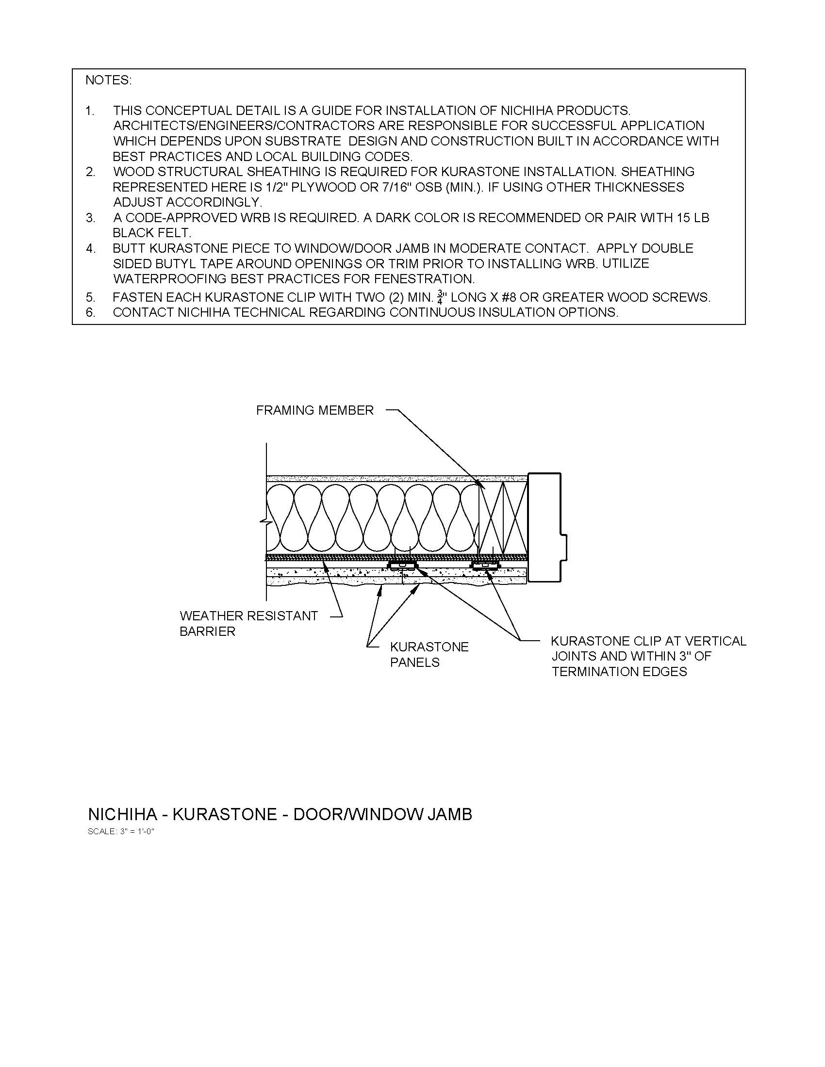 KuraStone – Window/Door Jamb