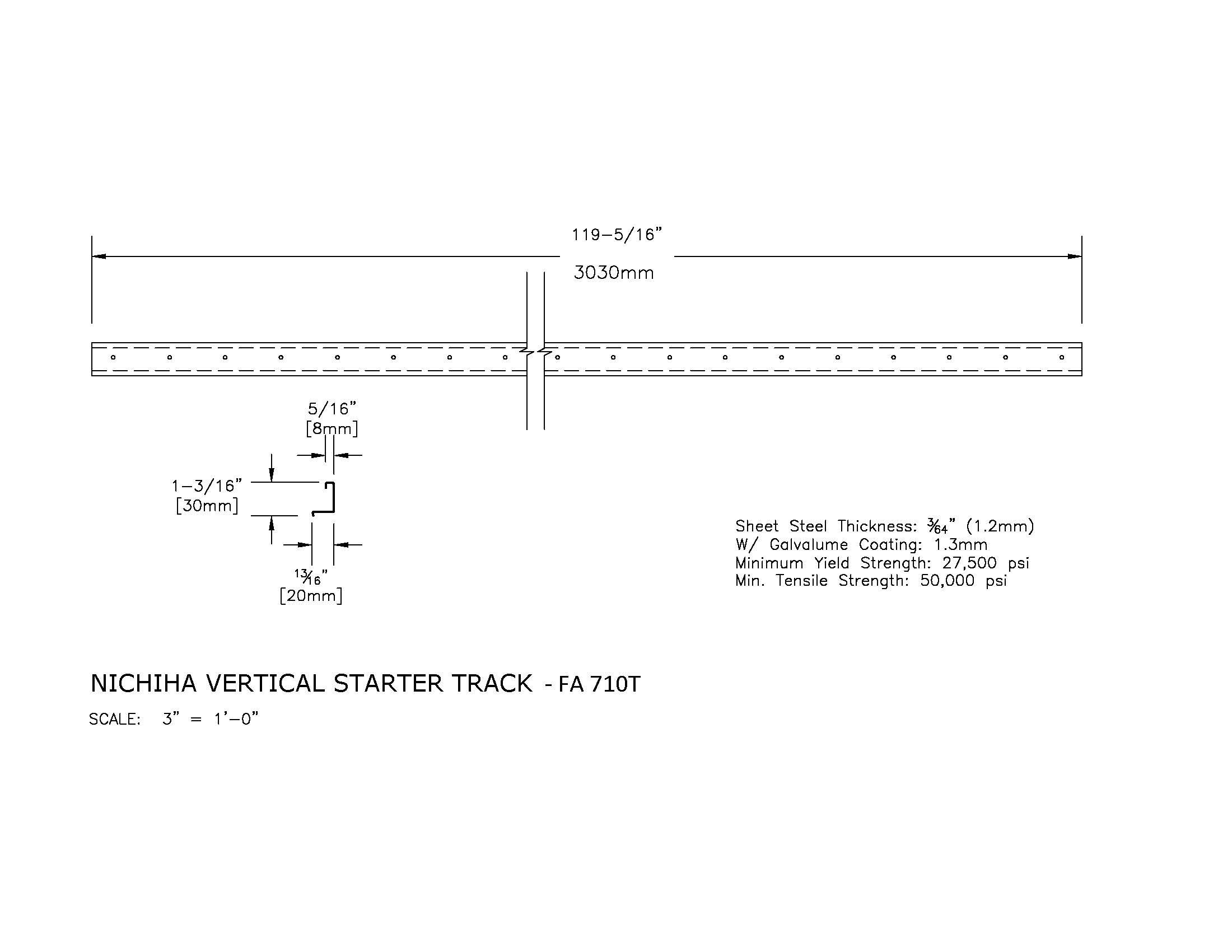 Ultimate Vertical Starter Track – FA 710T